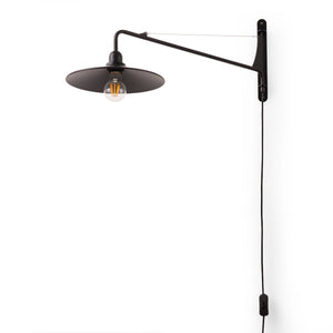 Aplique de pared orientable "PETTI" con cable y enchufe - E27 - Barcelona Led-Decoración