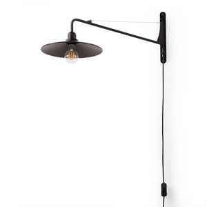 Aplique de pared orientable "PETTI" con cable y enchufe - E27 (10)