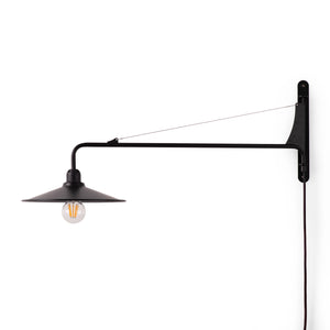 Aplique de pared orientable "PETTI" con cable y enchufe - E27 (13)