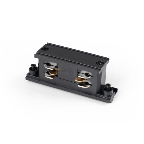 Rigid straight union for surface-mounted three-phase track - Compatible with DALI