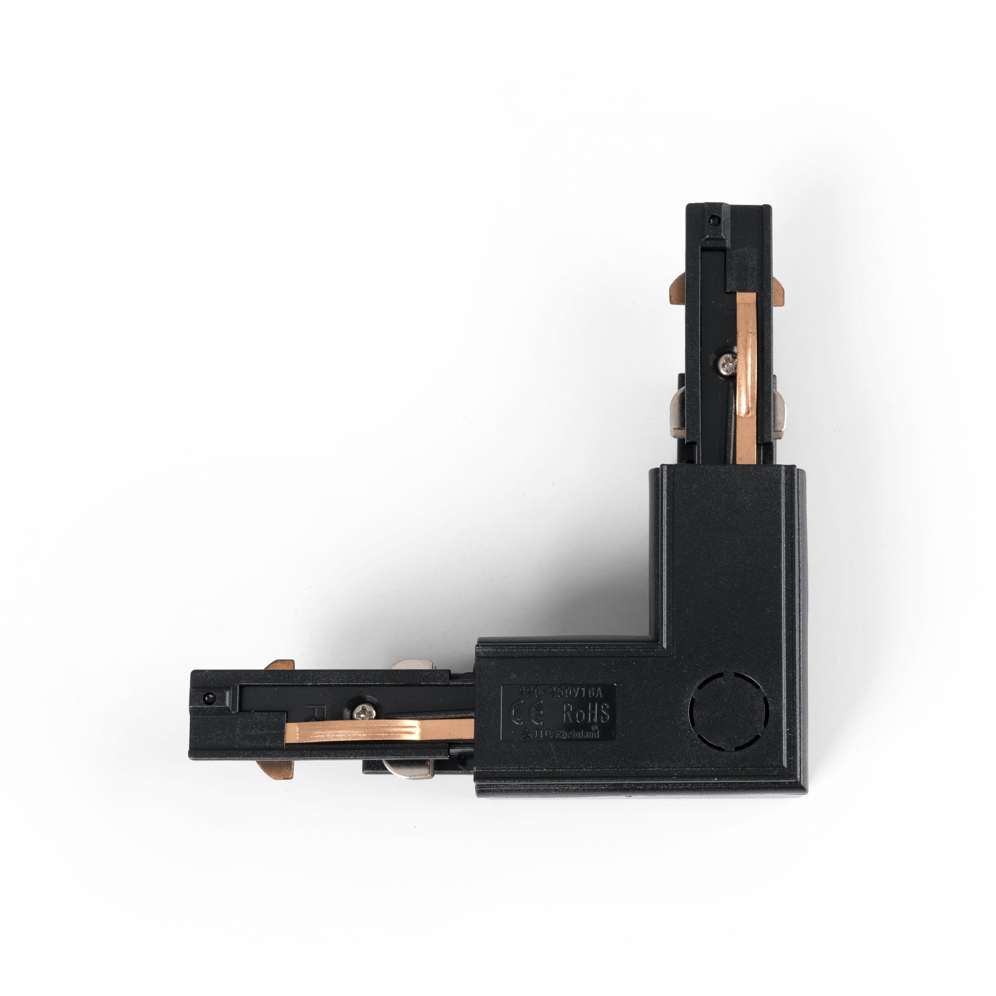 Unión rígida 90° para carril trifásico de superficie - IZQUIERDA - DALI