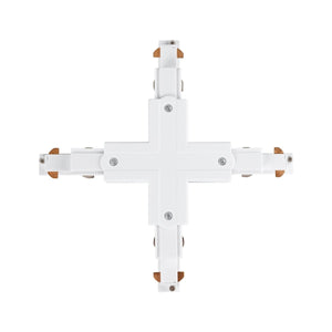 Unión en X para carril trifásico de superficie - Compatible con DALI - Barcelona Led-Accesorios