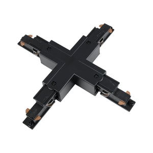 Unión en X para carril trifásico de superficie - Compatible con DALI - Barcelona Led-Accesorios