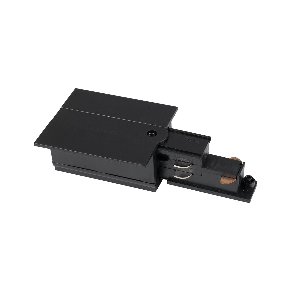 Conector alimentador para carril trifásico empotrable - Compatibilidad DALI
