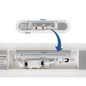 Aplique de pared para baño - 8W - 36 cm - 4000K (13)