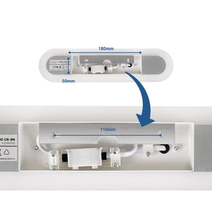 Aplique de pared para baño - 8W - 36 cm - 4000K (13)