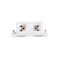 Rigid straight union for recessed three-phase track - Compatible with DALI 5