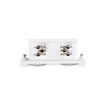 Rigid straight union for recessed three-phase track - Compatible with DALI 5