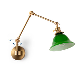 Aplique de pared con flexo "BILLAR" - E27 (10)