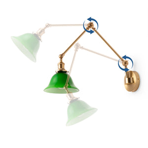 Aplique de pared con flexo "BILLAR" - E27 (11)