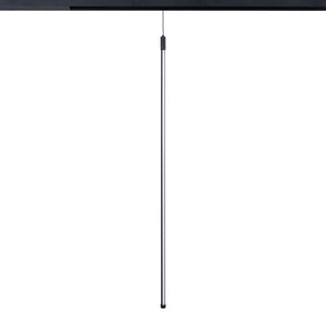 Lámpara colgante LED vertical para carril magnético - 48V - 18W - 2800K - Negra (2)