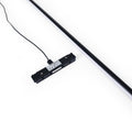 Vertical LED pendant lamp for magnetic rail - 48V - 15W - 2800K - Black 3