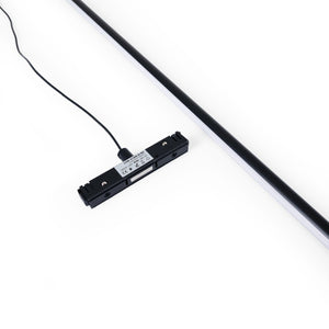 Lámpara colgante LED vertical para carril magnético - 48V - 18W - 2800K - Negra (8)