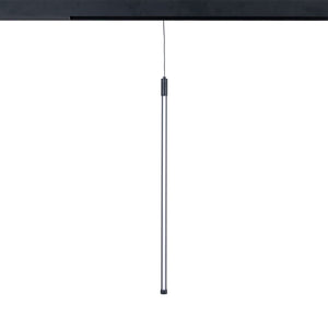 Lámpara colgante LED vertical para carril magnético - 48V - 12W - 2800K - Negra (2)