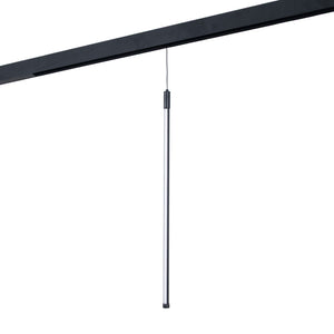 Lámpara colgante LED vertical para carril magnético - 48V - 12W - 2800K - Negra (3)