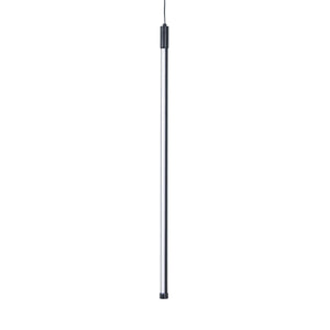 Lámpara colgante LED vertical para carril magnético - 48V - 12W - 2800K - Negra - Barcelona Led-