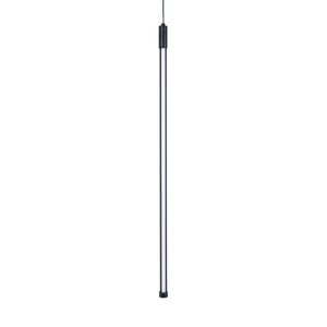 Lámpara colgante LED vertical para carril magnético - 48V - 12W - 2800K - Negra - Barcelona Led-