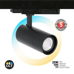 Proyector LED para carril trifásico - Potencia ajustable + ZOOM: 15W/20W/25W - CCT (55)