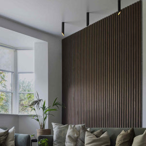 Aplique de techo aluminio "Vina 30" - Biselado - 30cm - GU10 - Barcelona Led-Decoración