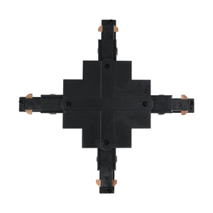 Unión en X para carril trifásico empotrable - Compatible con DALI - Barcelona Led-Accesorios