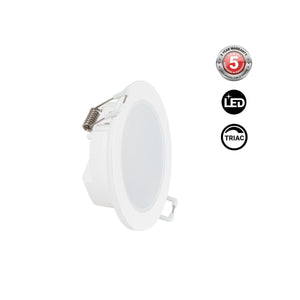 Downlight LED exterior 5W - IP65 - TRIAC regulable - Aro intercambiable - Corte Ø68mm - Barcelona Led-