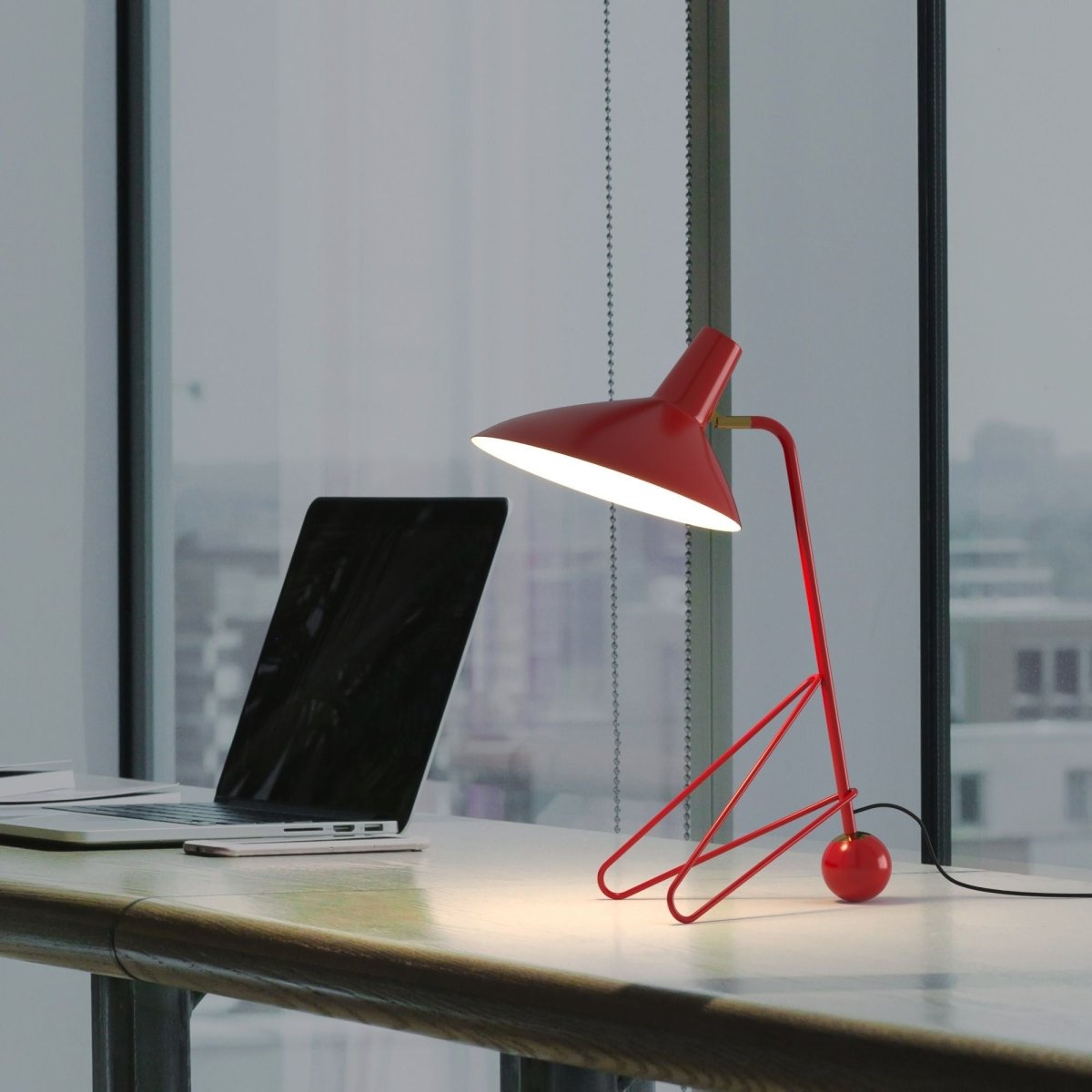 Lámpara de mesa trípode de diseño "PALMIRA" - E27 (1)