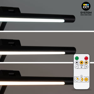 Aplique LED tubular con batería - 4W - Mando a distancia - CCT + DIM + Temporizador (27)