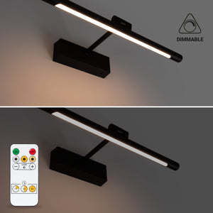 Aplique LED tubular con batería - 4W - Mando a distancia - CCT + DIM + Temporizador (28)