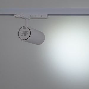 Proyector LED para carril trifásico - Potencia ajustable + ZOOM: 25W/30W/35W - CCT - Barcelona Led-