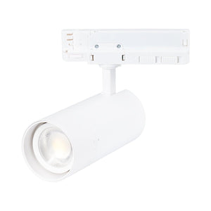 Proyector LED para carril trifásico - Potencia ajustable + ZOOM: 25W/30W/35W - CCT - Barcelona Led-