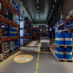 Proyector de logos LED GOBO 30W rotativo interior - Óptica 20° - IP40 (6)