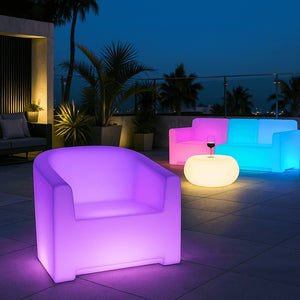 Sillón luminoso LED RGBW - 16W - Recargable (2)