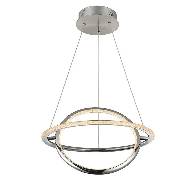 Lámpara colgante LED "SIRKLER" 28W efecto cuarzo