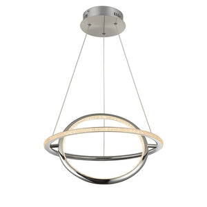 Lámpara colgante LED "SIRKLER" 28W efecto cuarzo