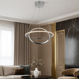 Lámpara colgante LED "SIRKLER" 28W efecto cuarzo - Barcelona Led-Decoración