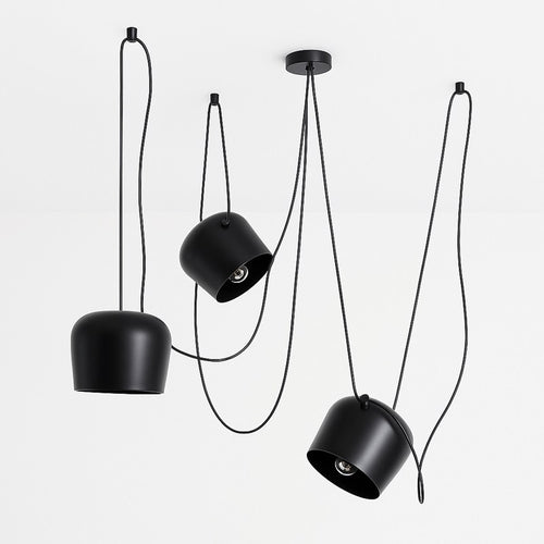 Lámpara colgante moderna triple