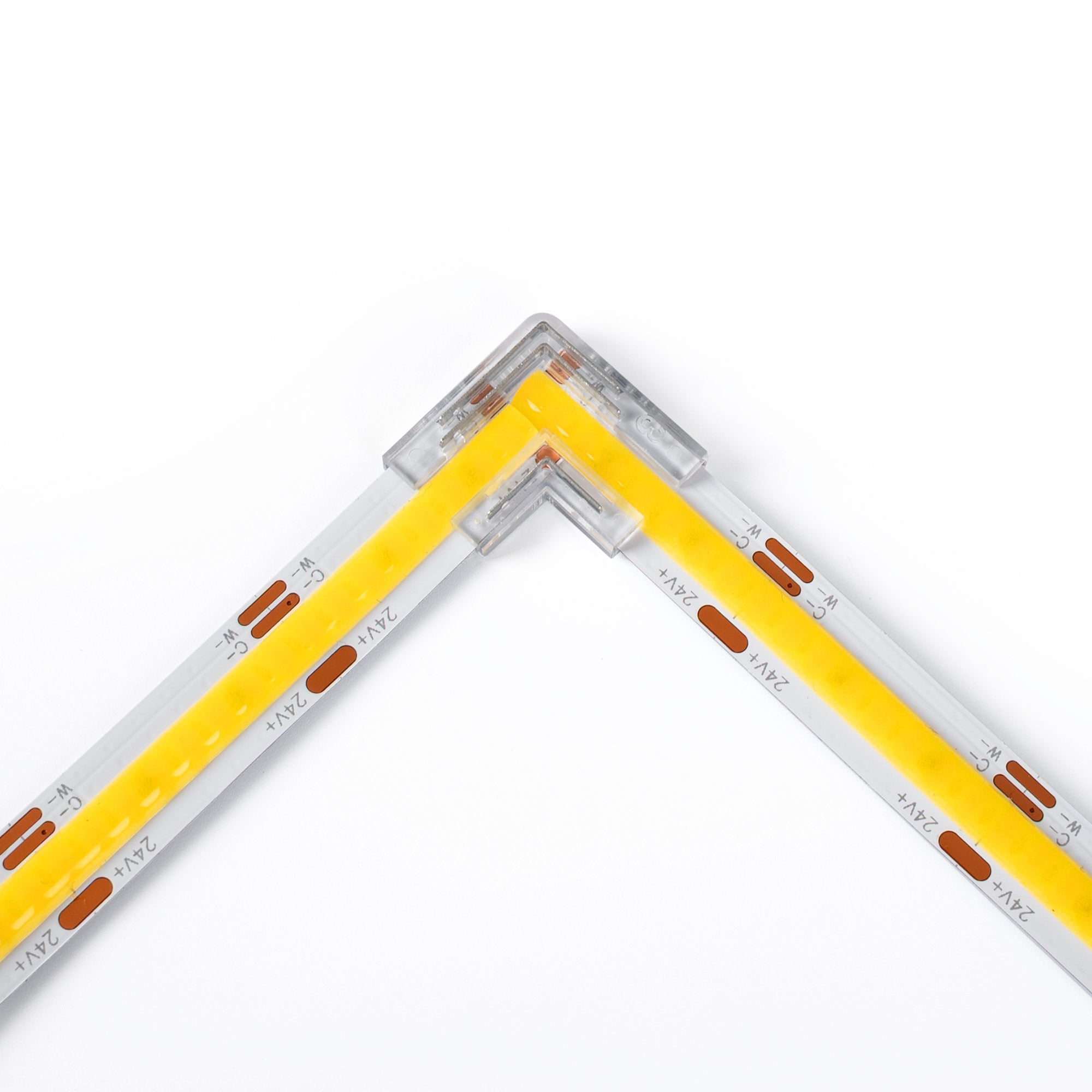 Conector en "L" para tira LED COB CCT - 10mm - IP20 (1)