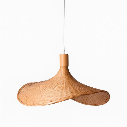 Wicker pendant lamp