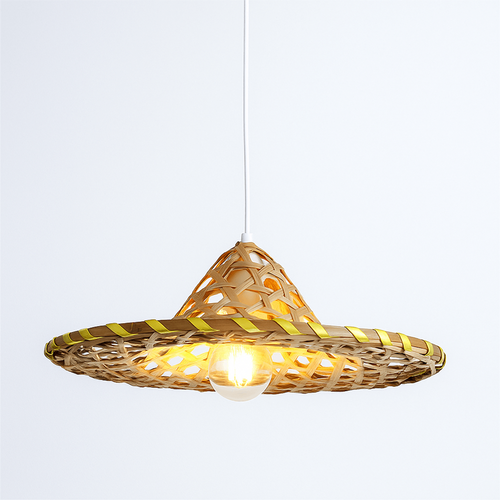 Bamboo pendant lamp