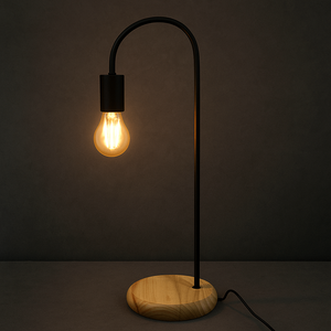 Lámpara de mesa nórdica "FINNA" - E27 - Barcelona Led-Decoración