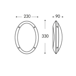 Aplique de pared FUMAGALLI MADDI E27 IP66 - Barcelona Led-Decoración