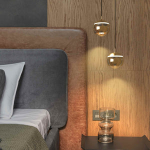 Lámpara colgante LED para carril magnético 48V "JADE"- Ø10 - 7W - 2700K - Chip OSRAM (14)