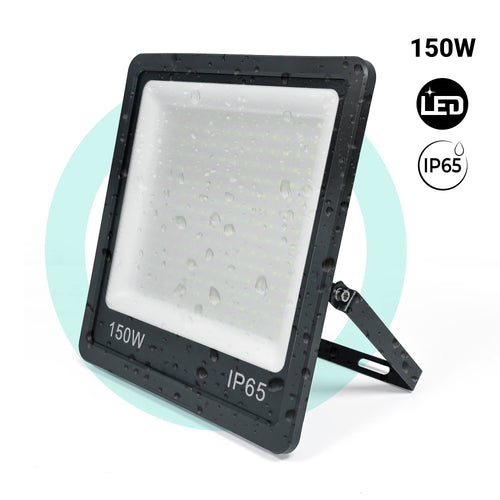 Faro LED da esterno - 150W - Nero - IP65 - 6000K