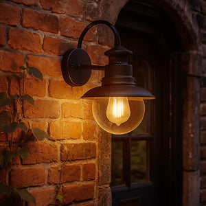 Aplique de pared vintage "London" - IP44 - E27 (6)