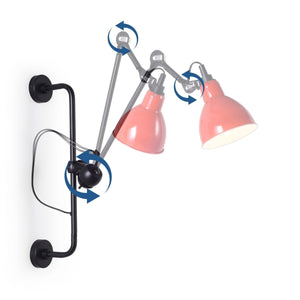 Aplique de pared articulado "RUBY 210" - E27 - Barcelona Led-Decoración
