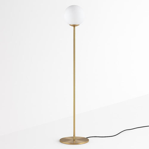 Crystal ball floor lamp