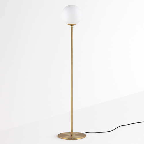 Crystal ball floor lamp