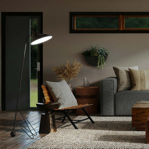 Lámpara de pie trípode de diseño "FIORELLA" - E27 (12)