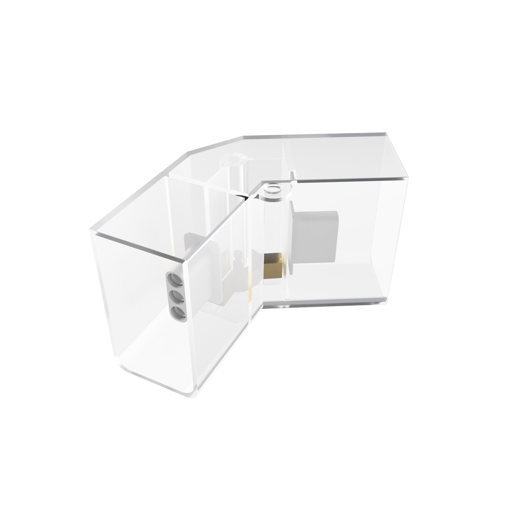 Conector en V para hexágono - 120° - 2,2 cm (1)