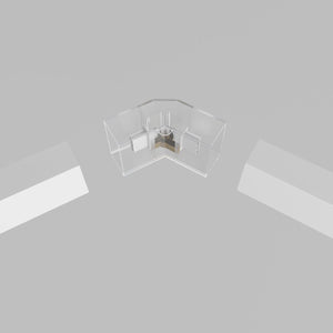 Conector en V para hexágono - 120° - 2,2 cm - Barcelona Led-